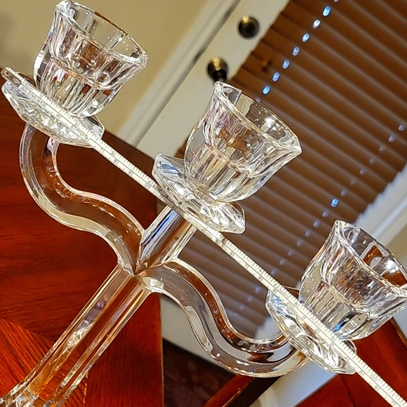 Waterford Marquis Crystal 3 Arm Candleabra - Picture 3 of 9